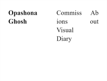 Tablet Screenshot of opashonaghosh.com